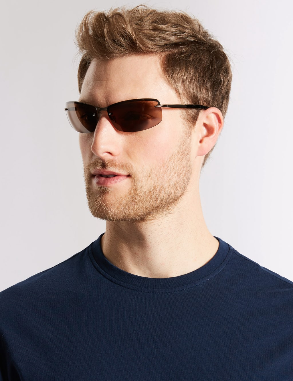 Semi Rimless Sunglasses 2 of 5