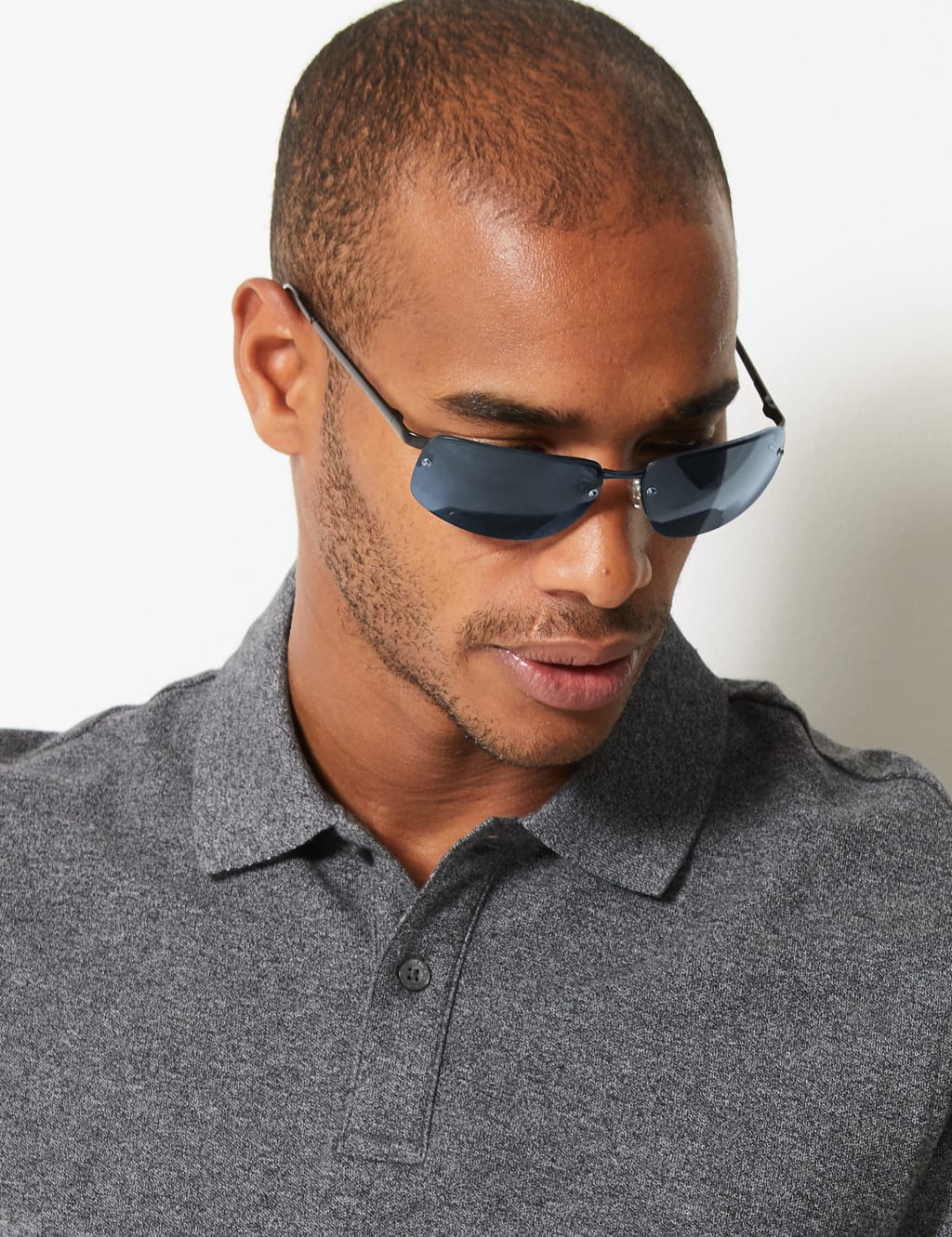 Semi Rimless Sunglasses 2 of 5