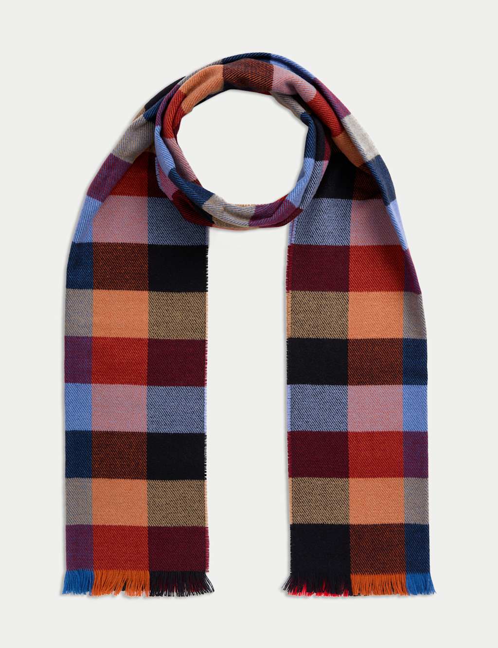 Heatgen Checked Scarf