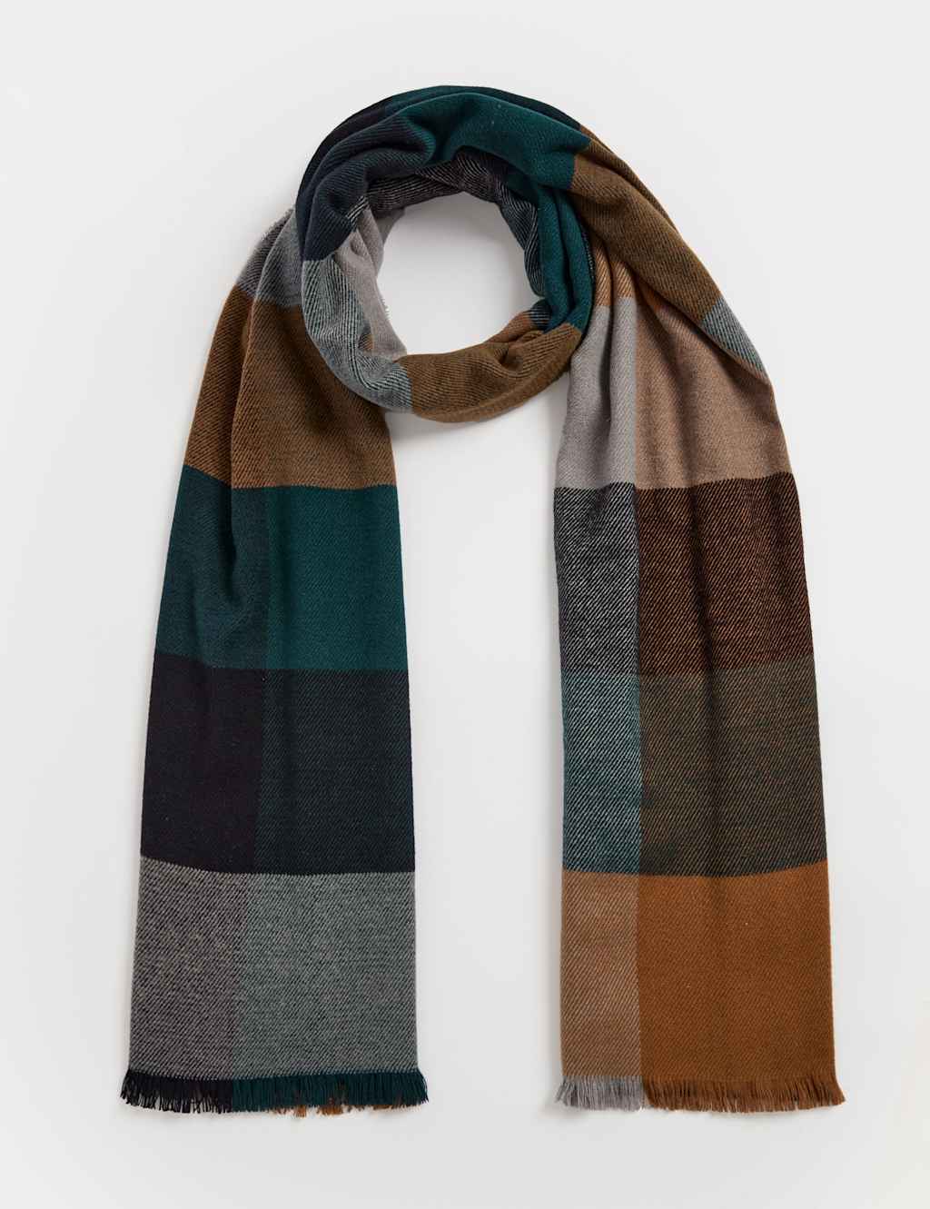 Checked Heatgen Scarf