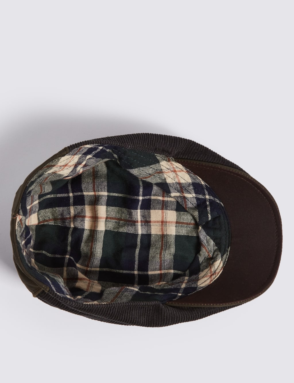 Pure Cotton Waxed Quilted Thinsulate™ Flat Cap with Stormwear™ 3 of 3