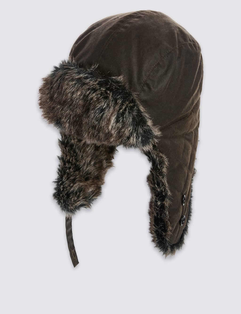 Pure Cotton Thinsulate Trapper Hat with Stormwear M S Collection M S