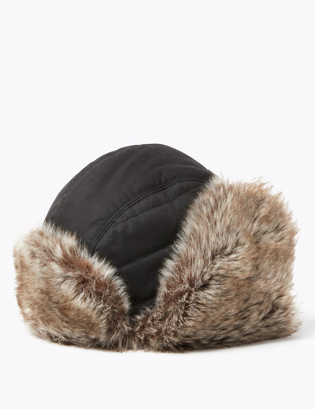 Marks and spencer fur hat best sale
