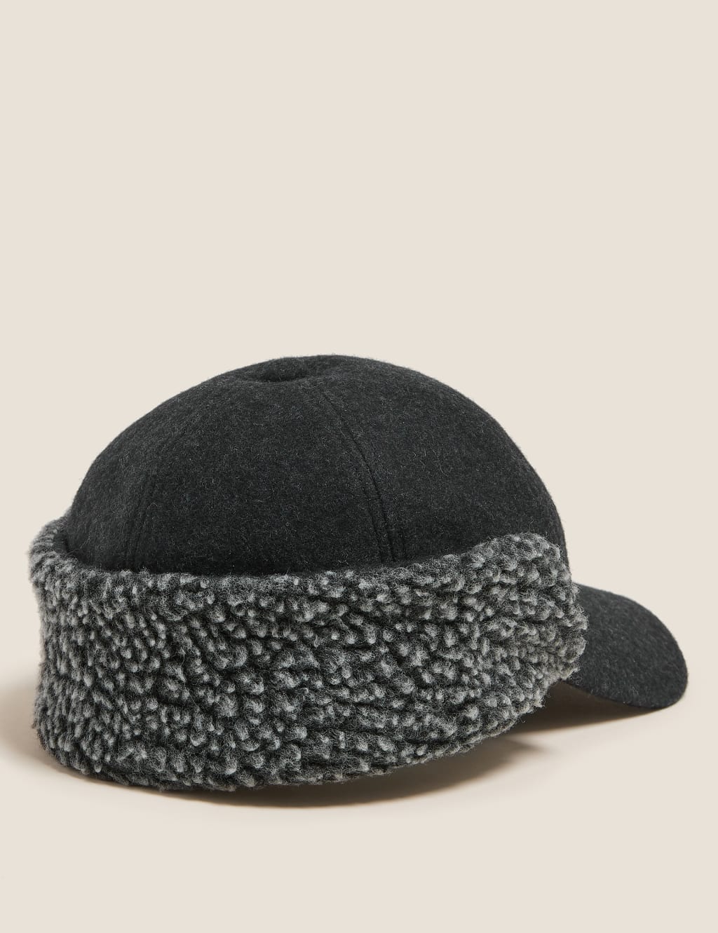 Warm baseball cap top