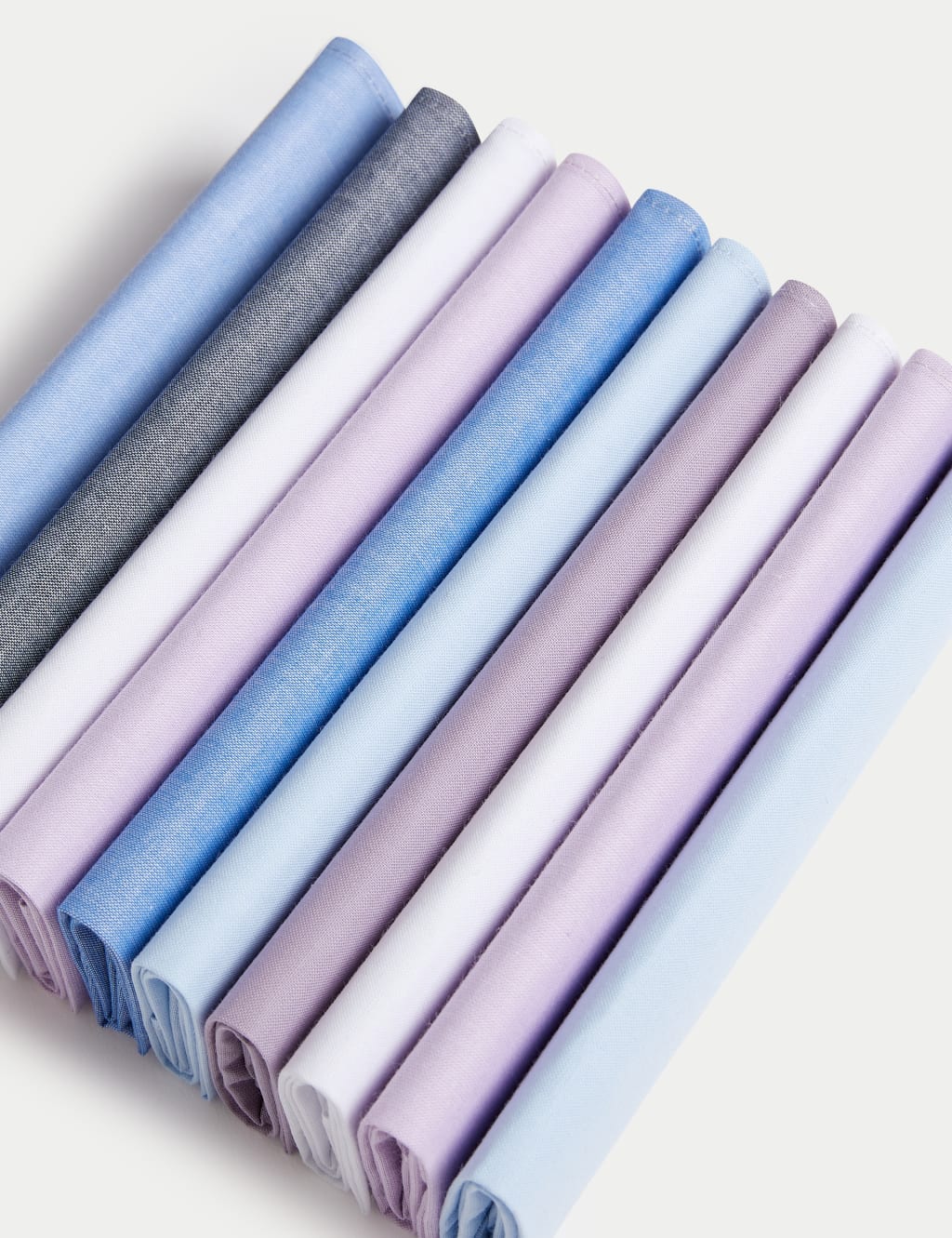 10pk Antibacterial Pure Cotton Handkerchiefs 3 of 3