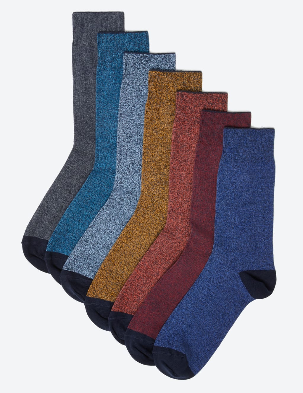 7pk Cotton Rich Cool & Fresh™ Socks 1 of 2