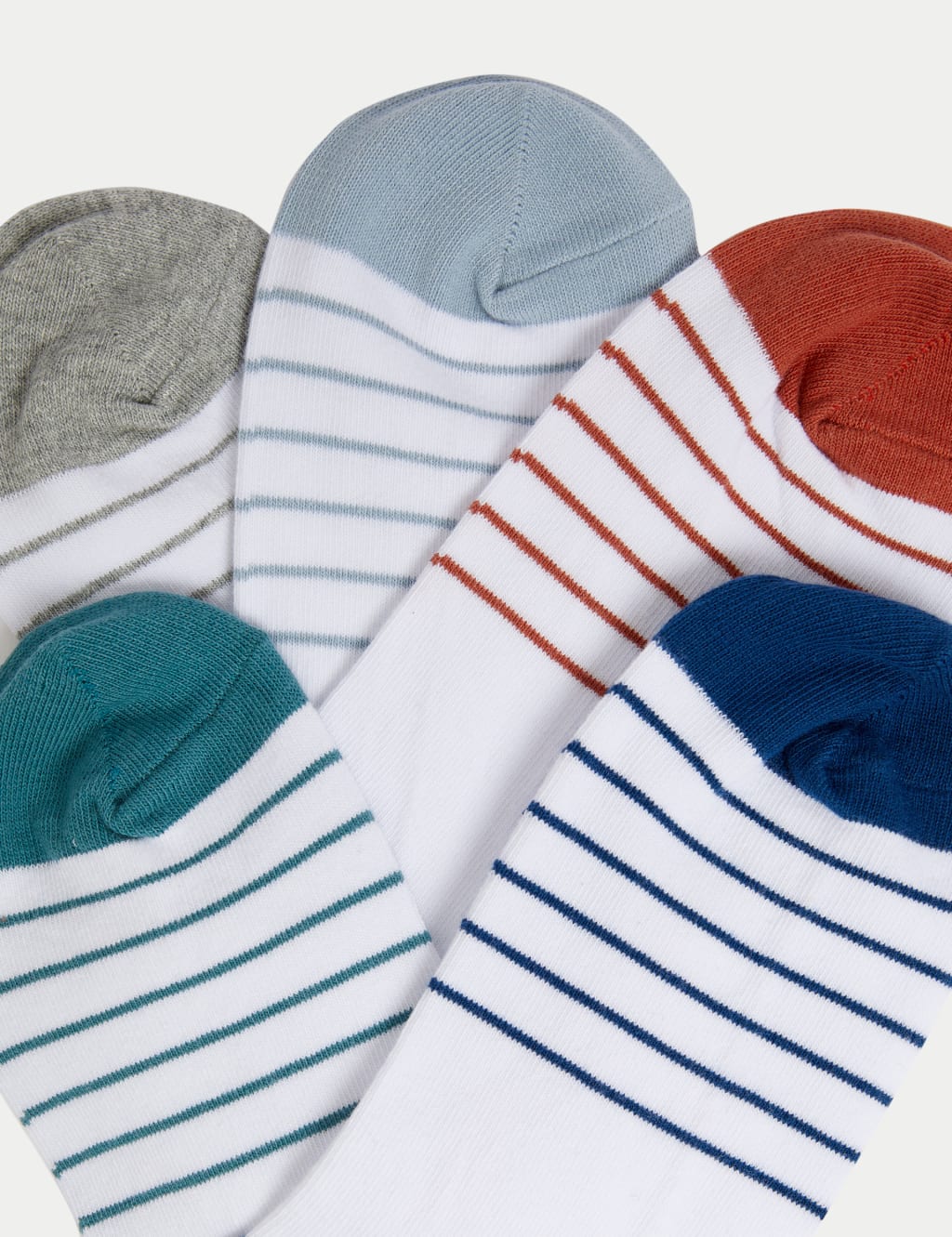 5pk Cool & Fresh™ Striped Trainer Liners™ 2 of 2