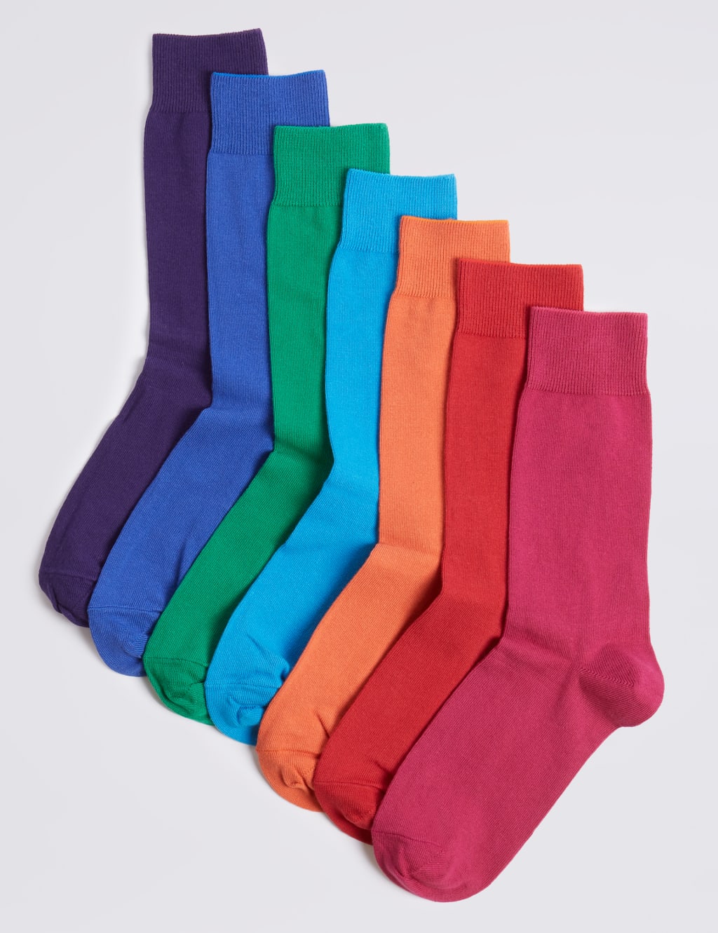 7pk Cool & Freshfeet™ Cotton Rich Socks 1 of 1