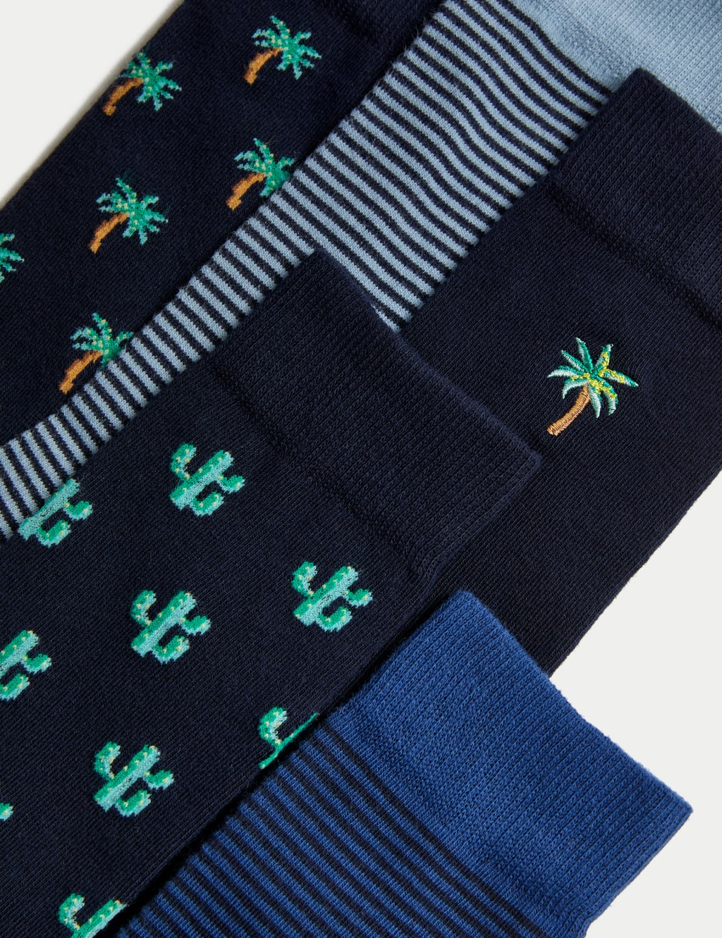 5pk Cool & Fresh™ Assorted Cotton Rich Socks 2 of 2
