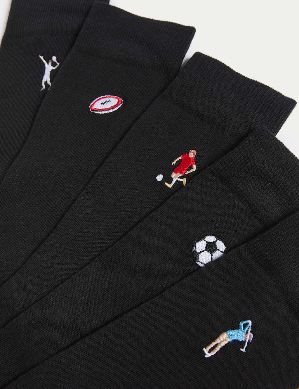5pk Cool & Fresh™ Sports Cotton Rich Socks 2 of 2