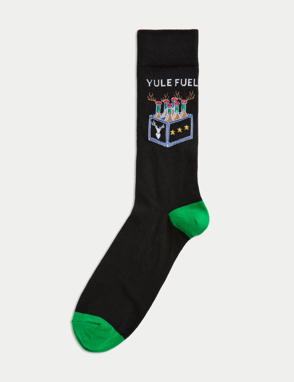 Cotton Rich Yule Fuel Christmas Socks 1 of 3