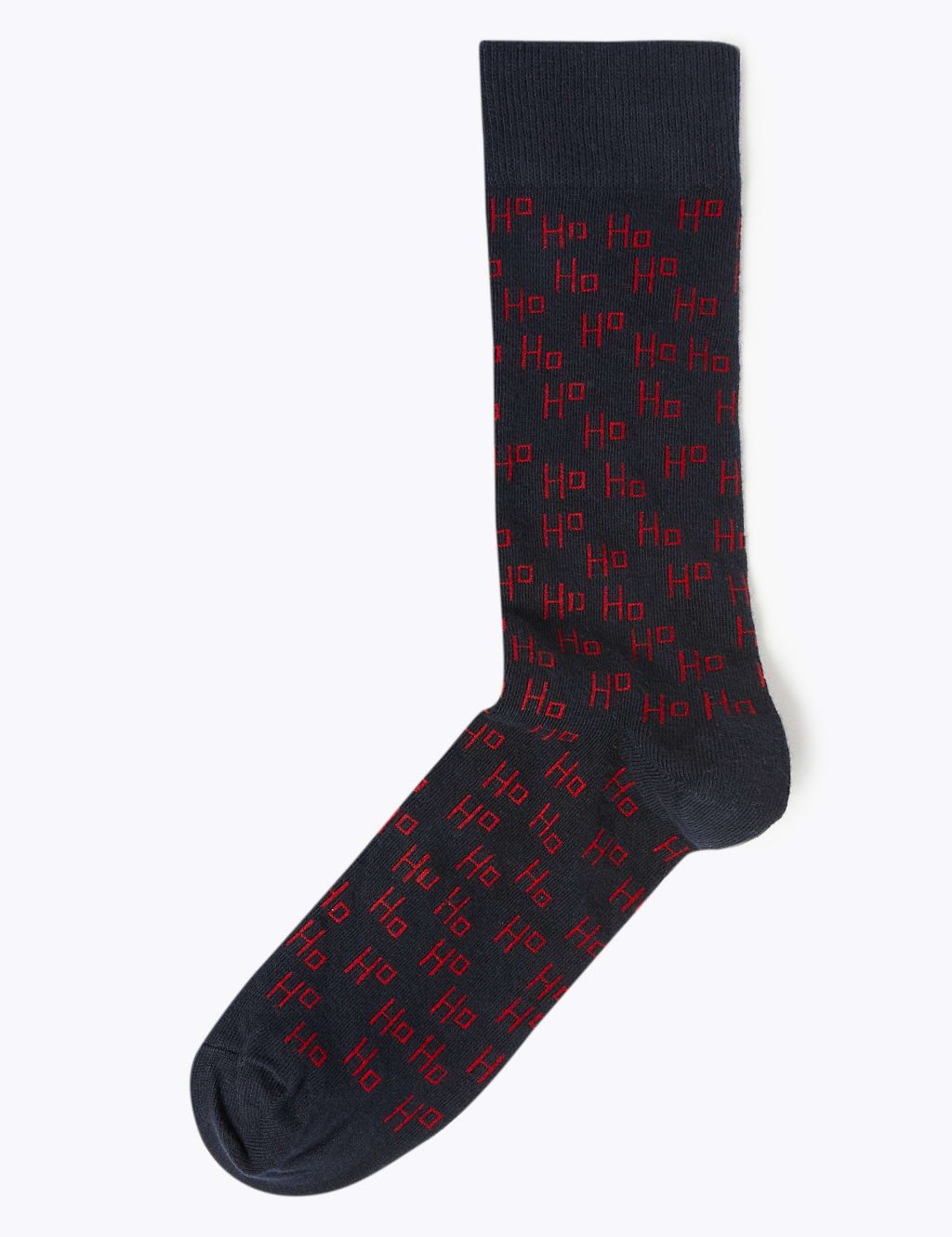 Cool & Fresh™ Ho Ho Ho Slogan Socks 1 of 2