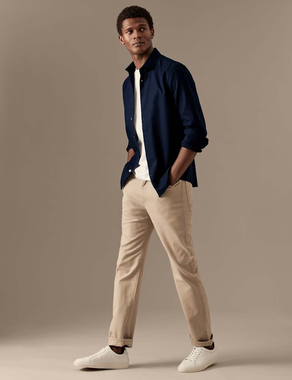Slim Fit Easy Iron Pure Cotton Shirt 3 of 5