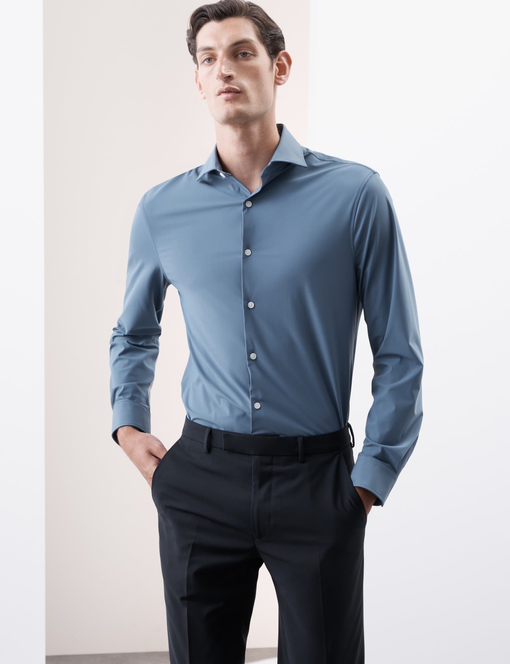 Tailored Fit Stretch Performance Shirt 6 of 7