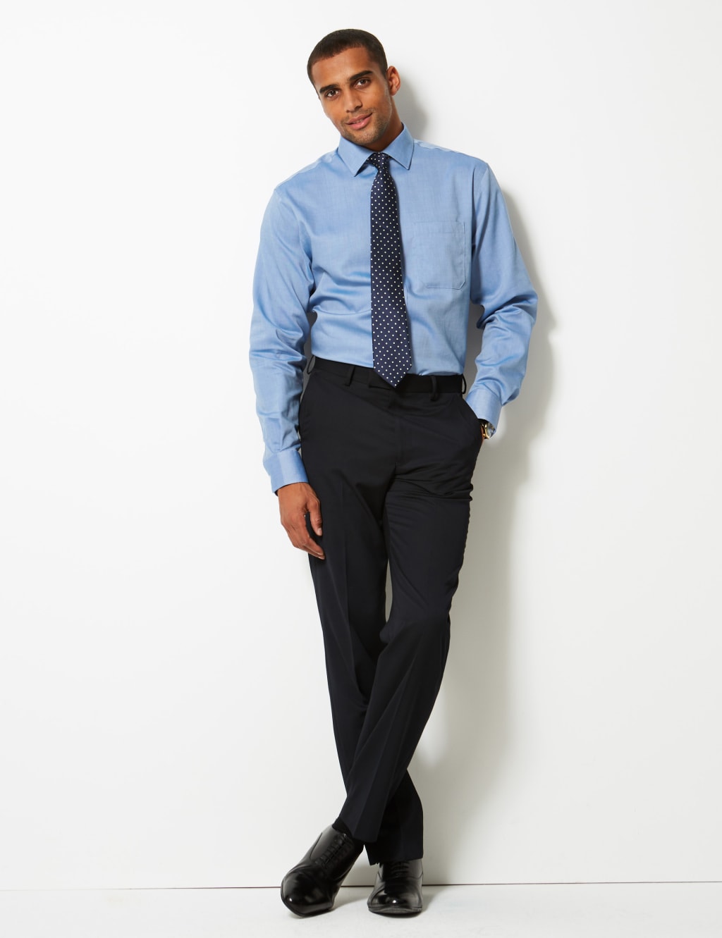 Pure Cotton Non-Iron Regular Fit Shirt 1 of 5