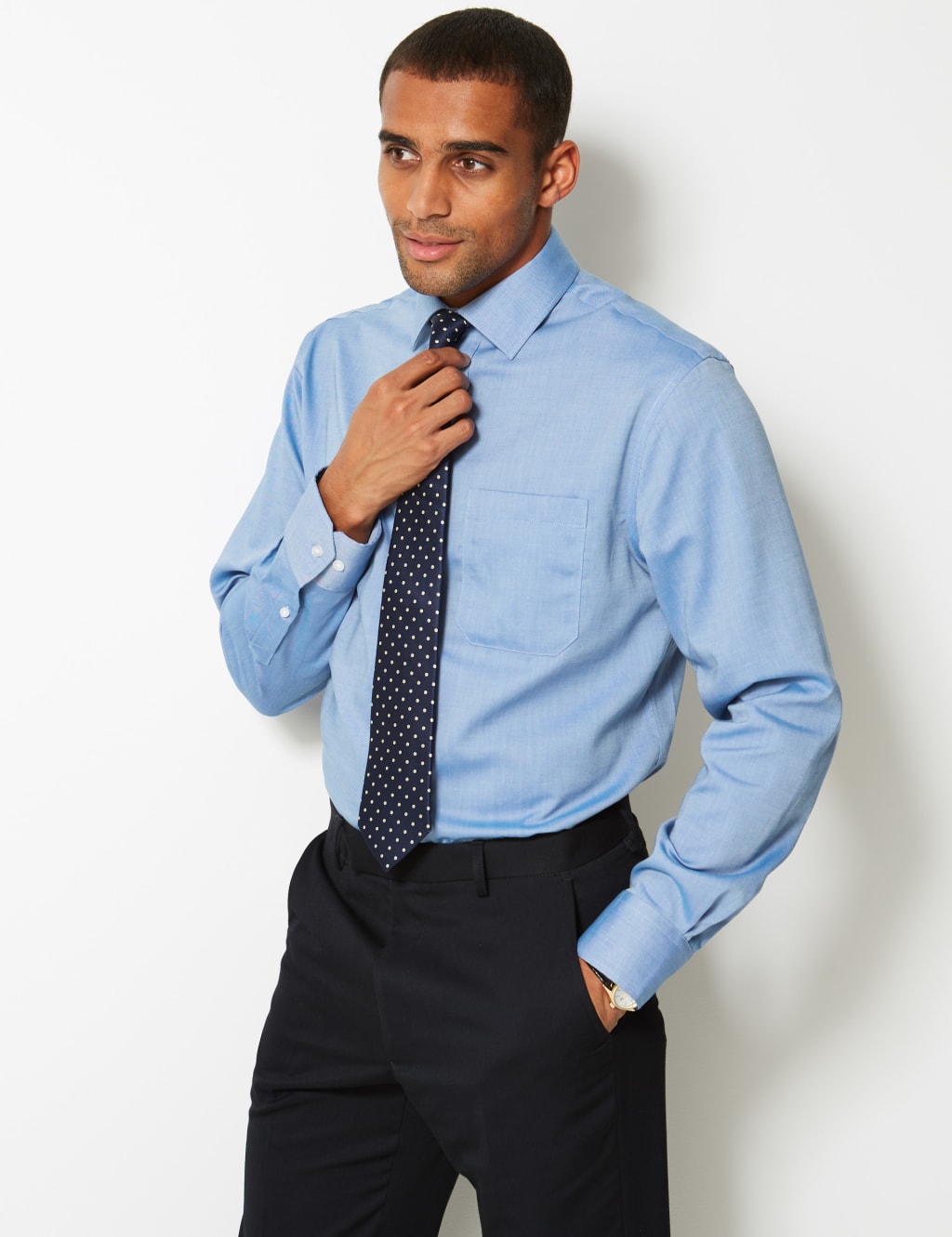 Pure Cotton Non-Iron Regular Fit Shirt 3 of 5