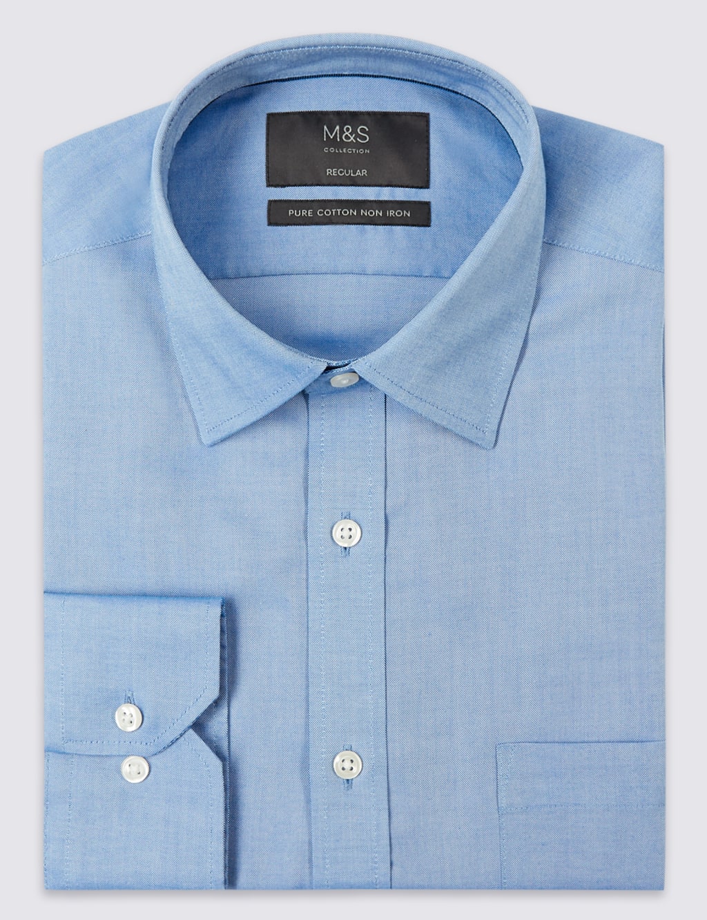 Pure Cotton Non-Iron Regular Fit Shirt 2 of 5