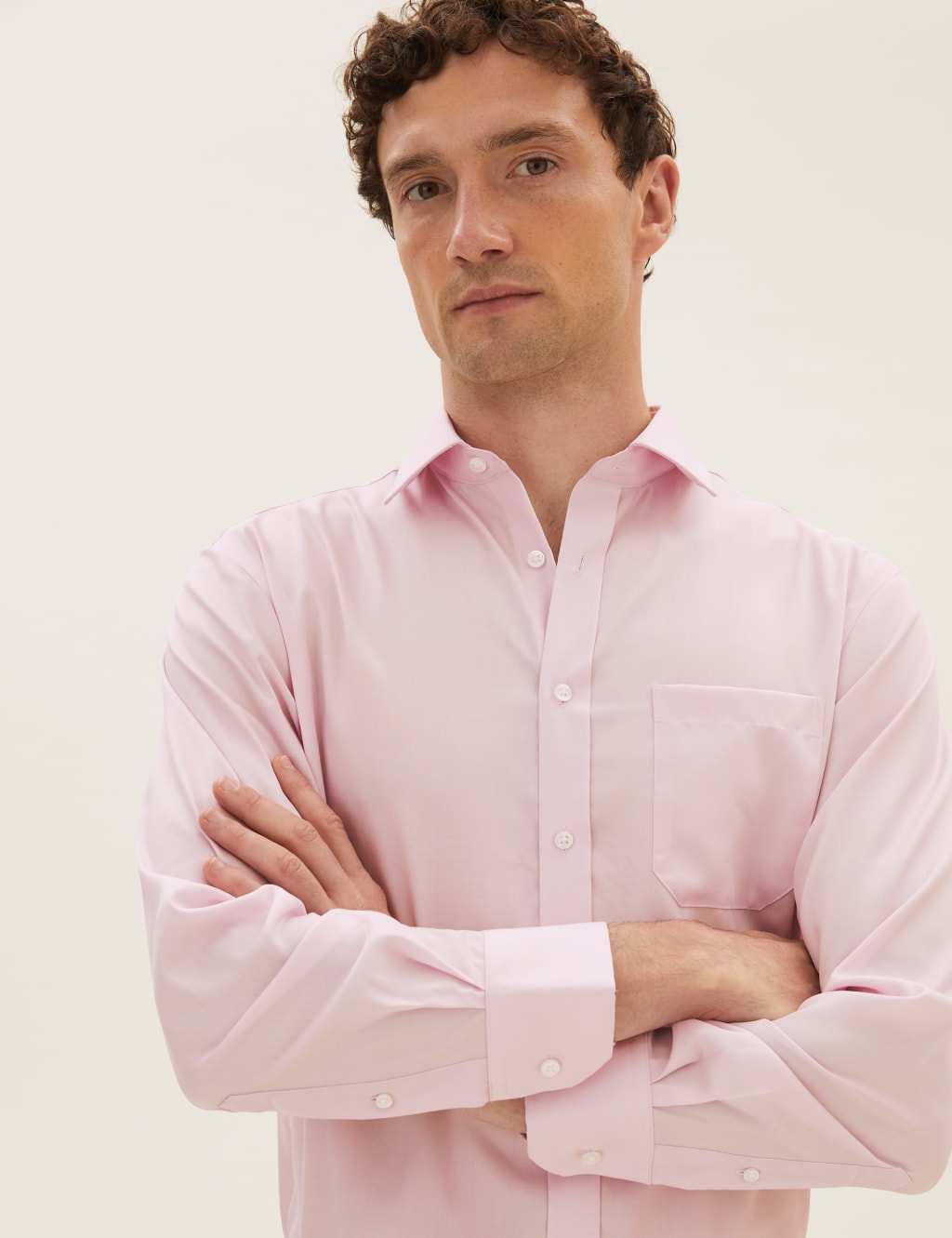 Regular Fit Non Iron Cotton Twill Shirt 5 of 5