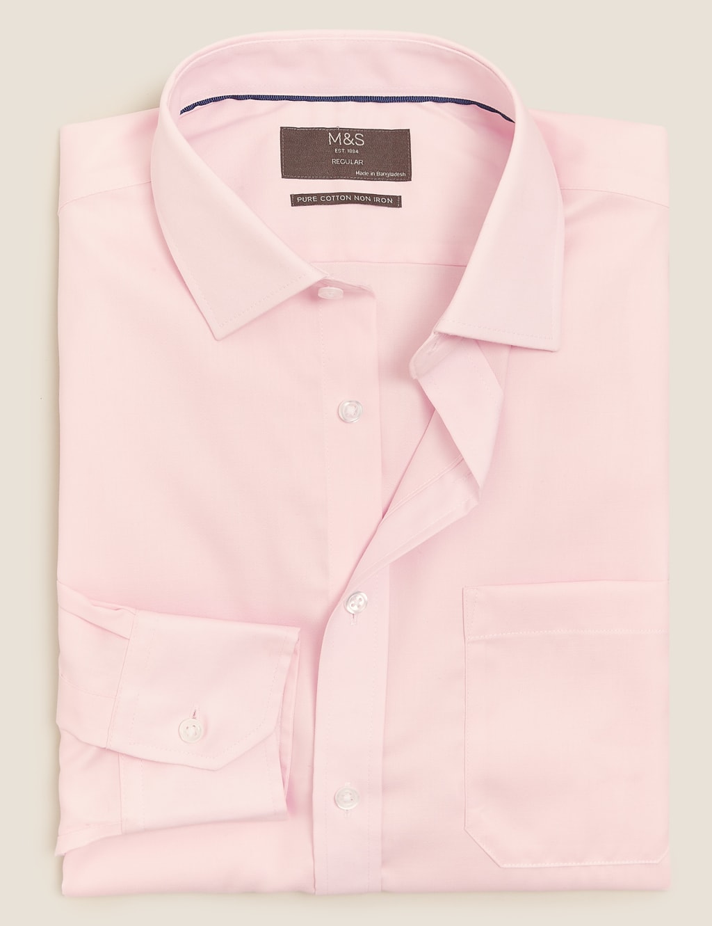 Regular Fit Non Iron Cotton Twill Shirt 2 of 5