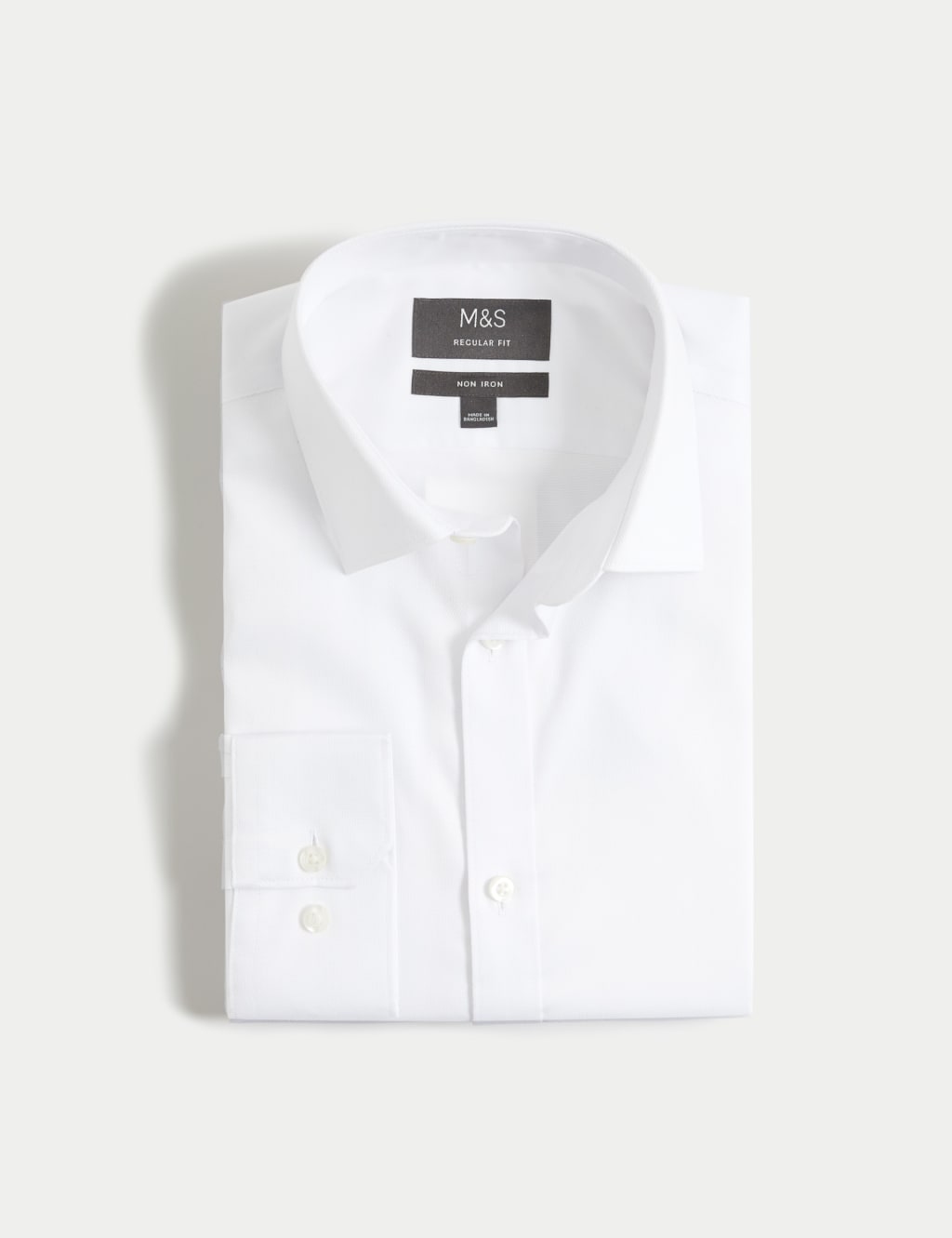 Regular Fit Non Iron Pure Cotton Textured Shirt 2 of 7