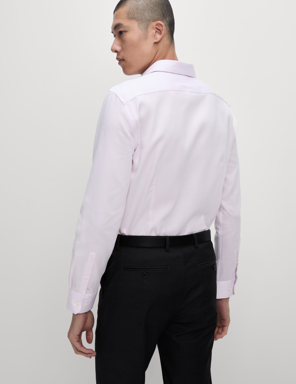 Slim Fit Easy Iron Pure Cotton Textured Shirt 6 of 6