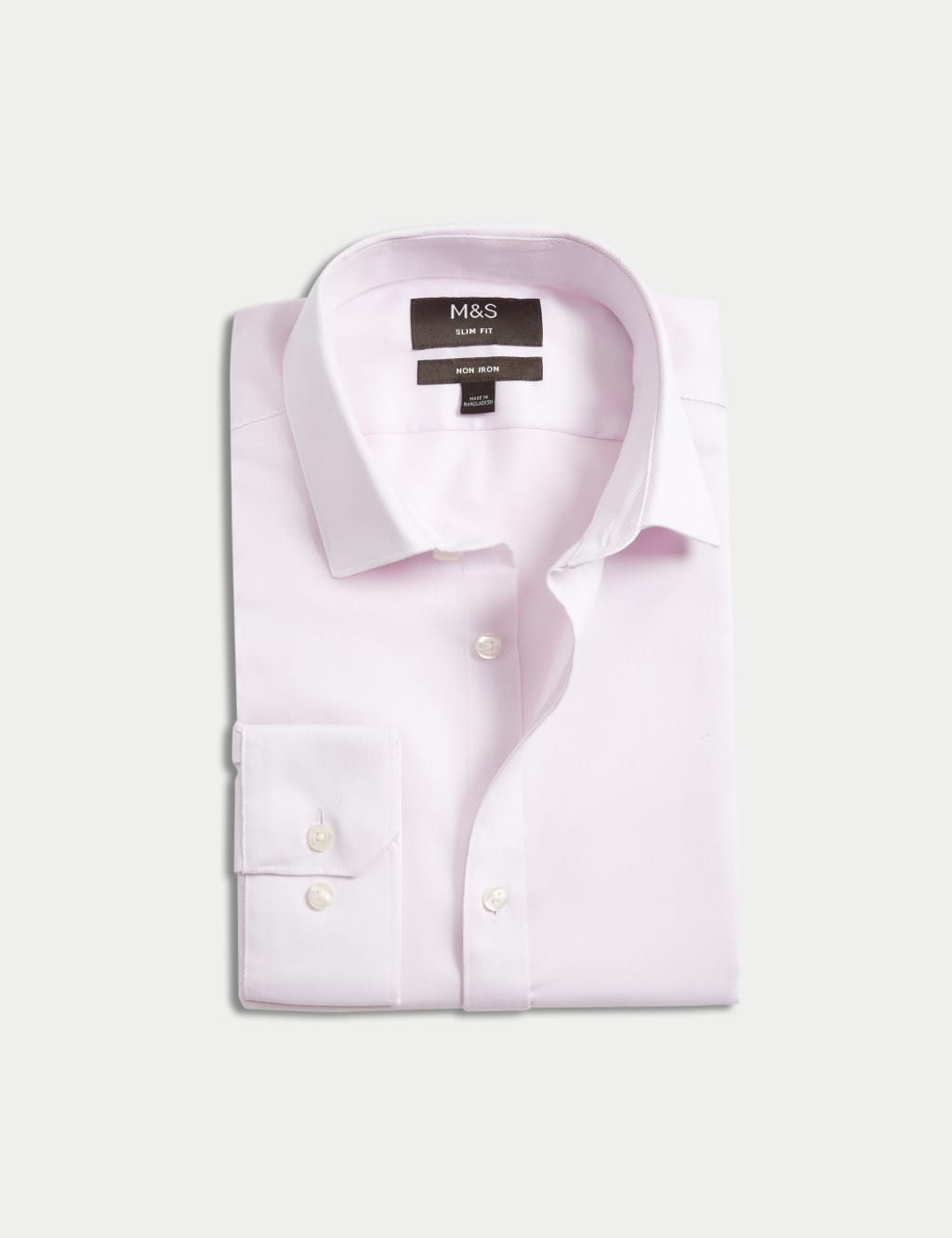Slim Fit Easy Iron Pure Cotton Textured Shirt 2 of 6