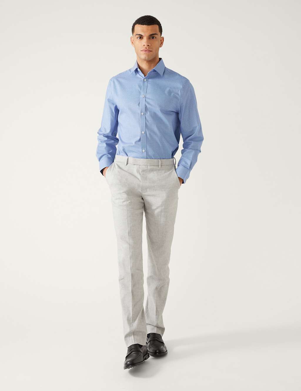 Regular Fit Non Iron Pure Cotton Shirt 4 of 6