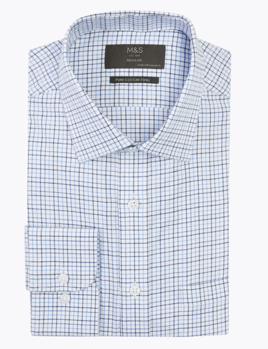 Regular Fit Cotton Checked Shirt 1 of 1