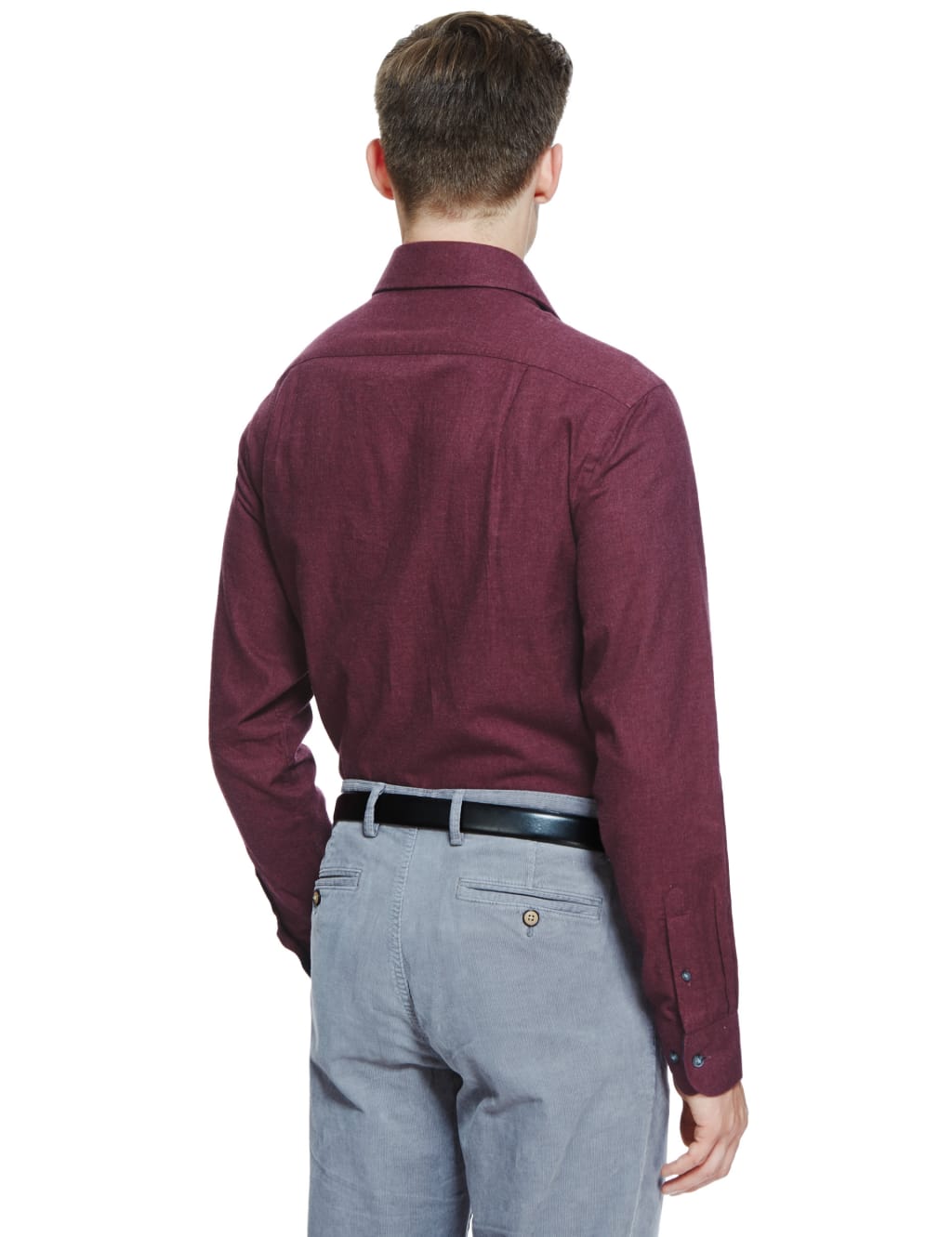 Pure Cotton Marl Shirt 3 of 5