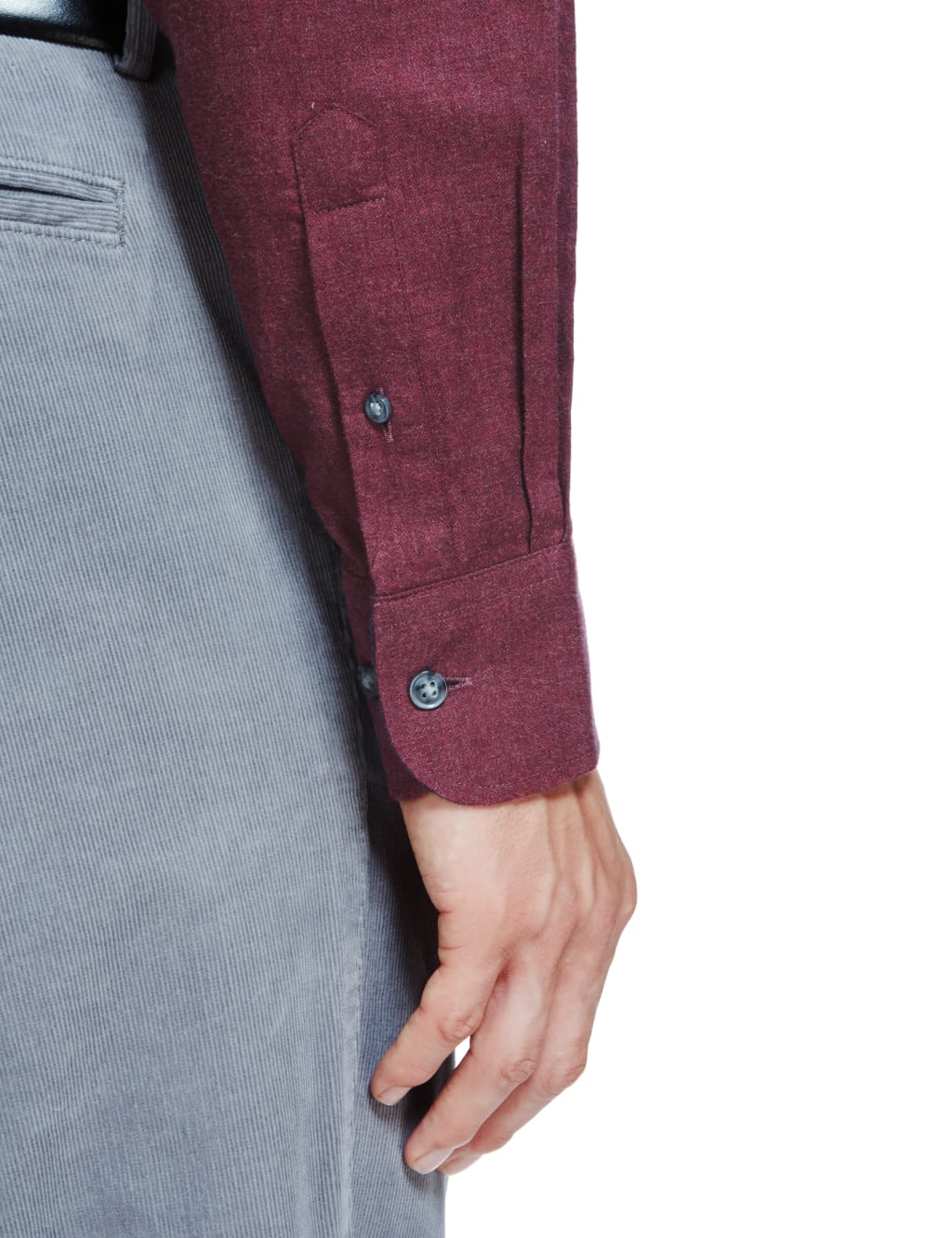 Pure Cotton Marl Shirt 4 of 5