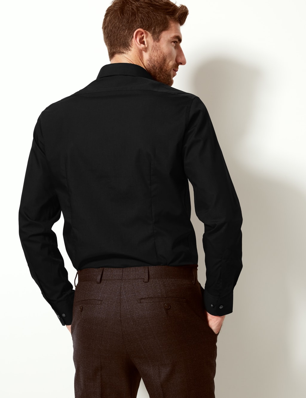 Cotton Blend Slim Fit Shirt 4 of 5