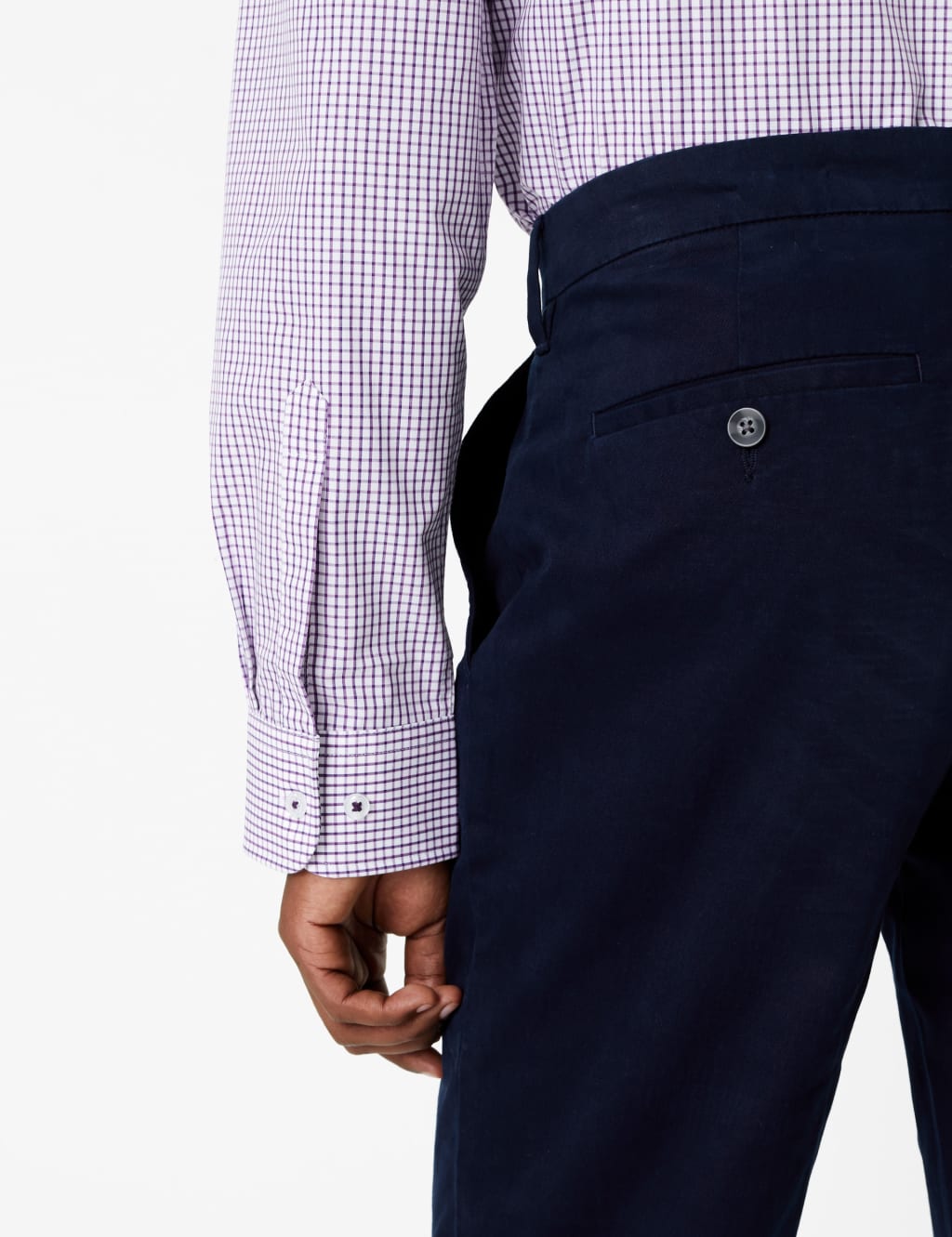 Tailored Fit Checked Easy Iron Shirt 5 of 6