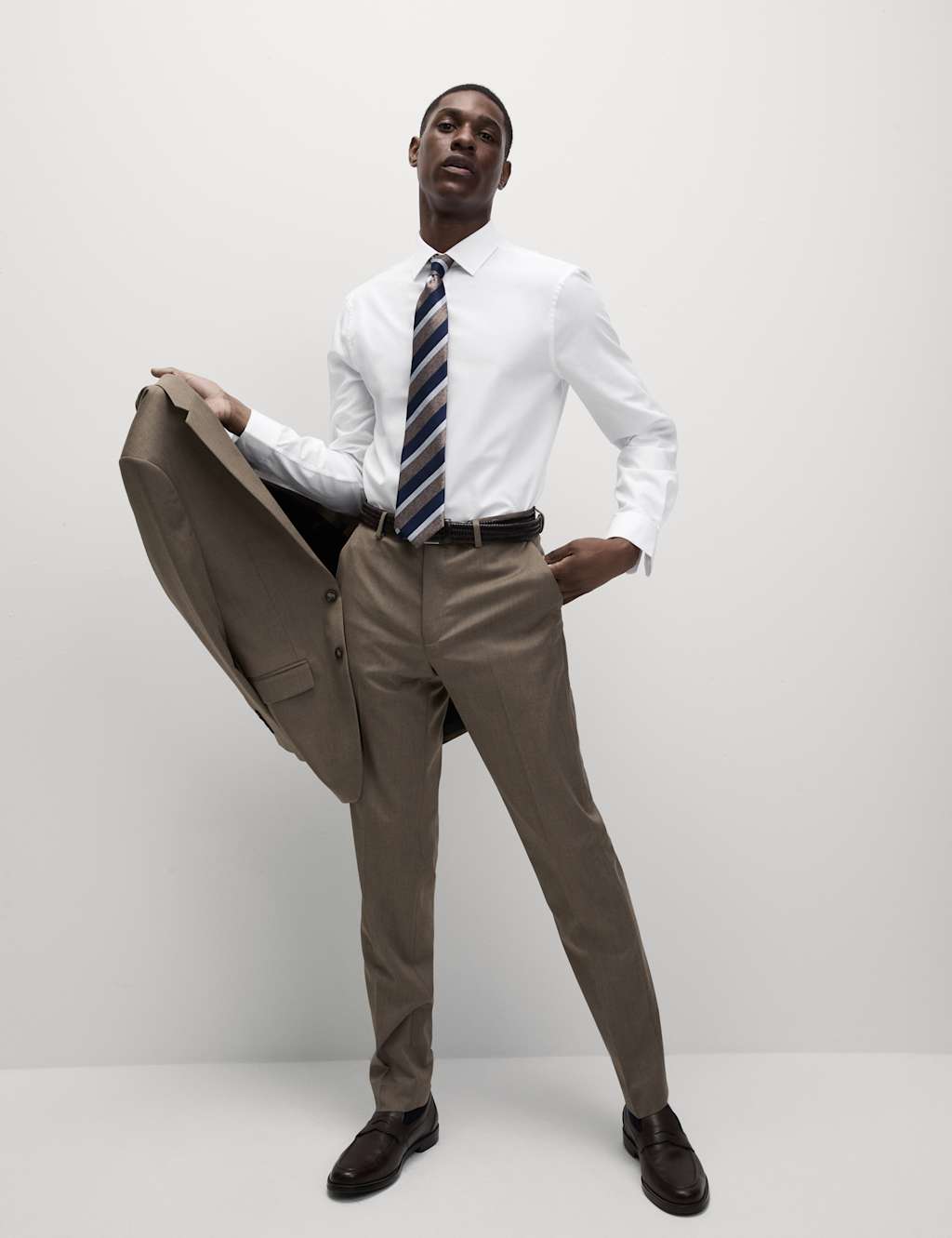 Skinny Fit Easy Iron Cotton Blend Shirt 8 of 8