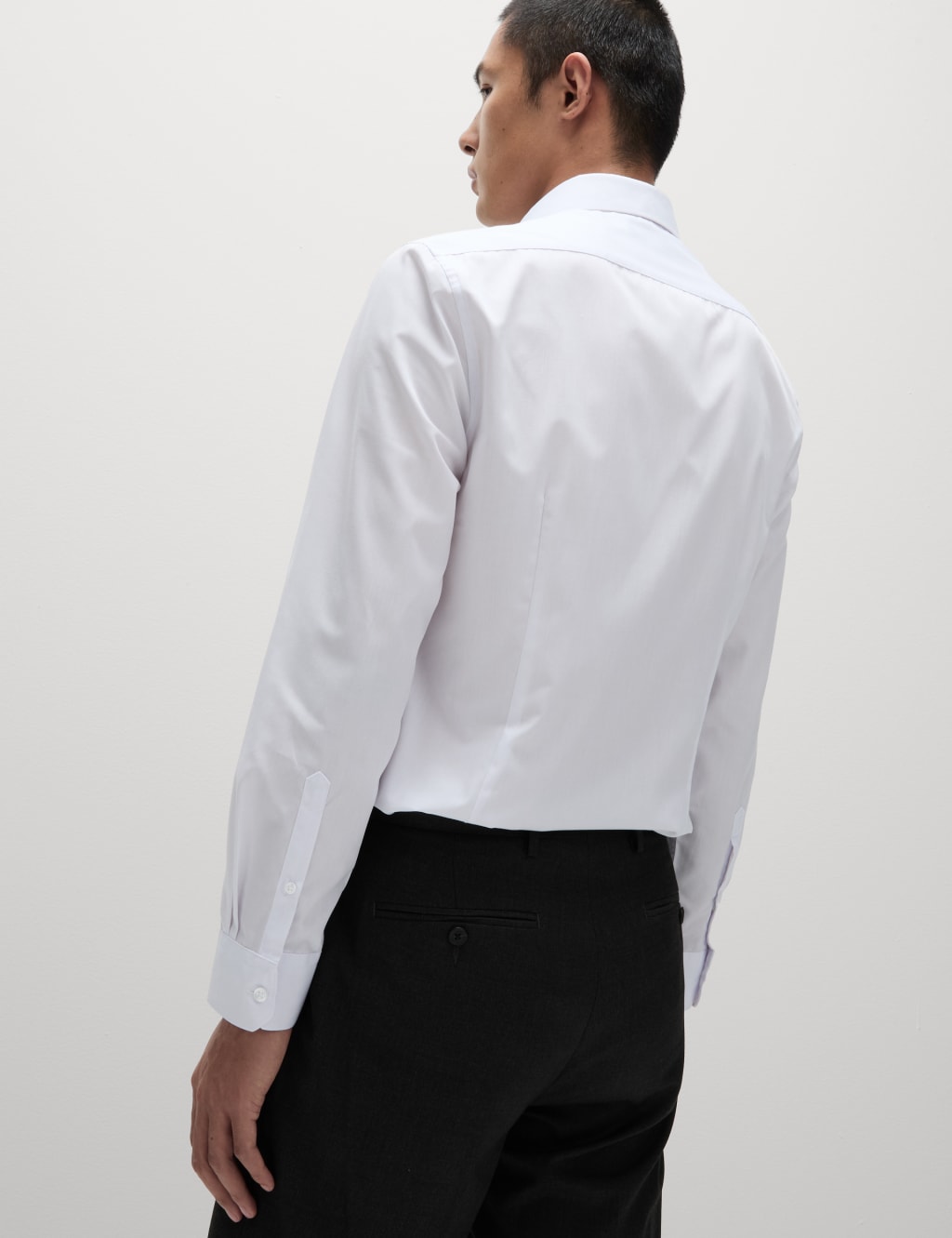 Slim Fit Easy Iron Cotton Blend Shirt 6 of 6