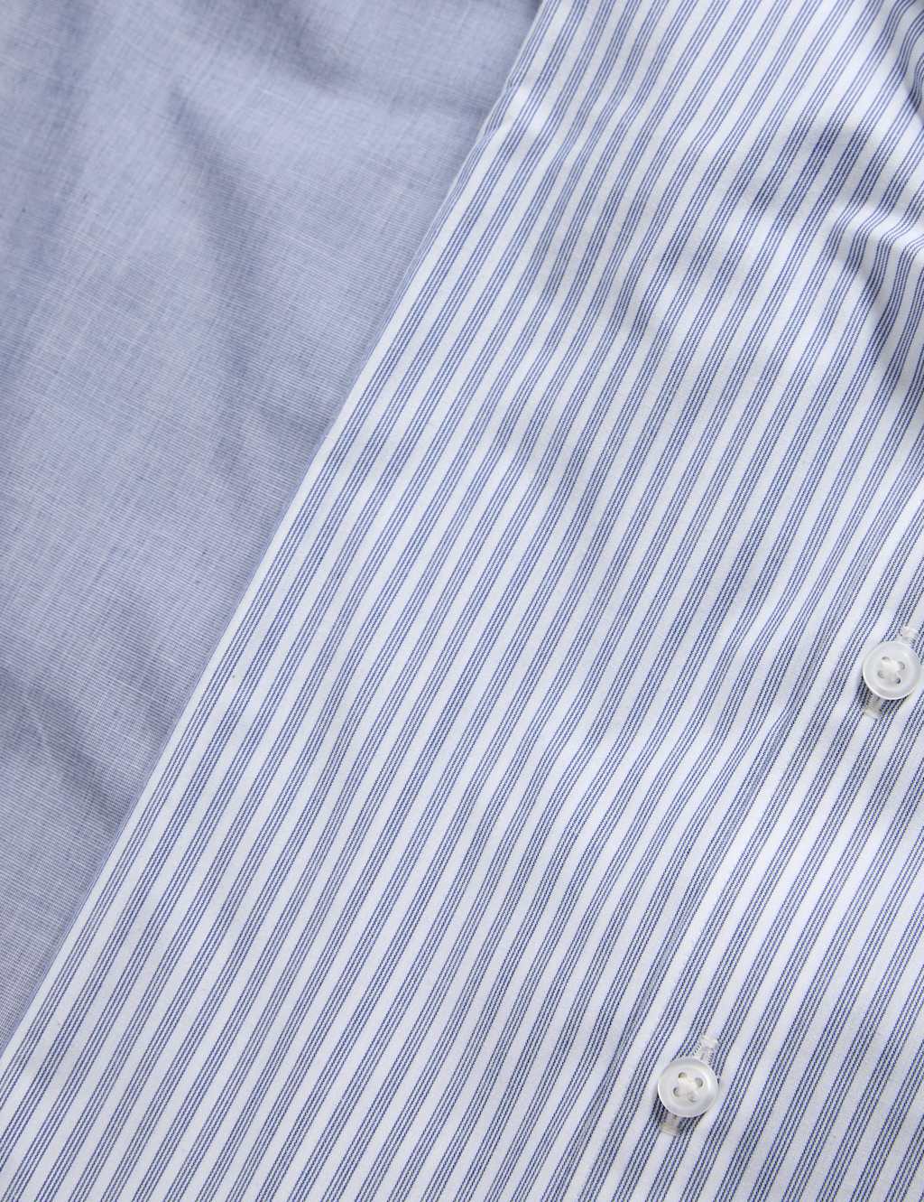 2pk Regular Fit Striped Short Sleeve Shirts 2 of 5