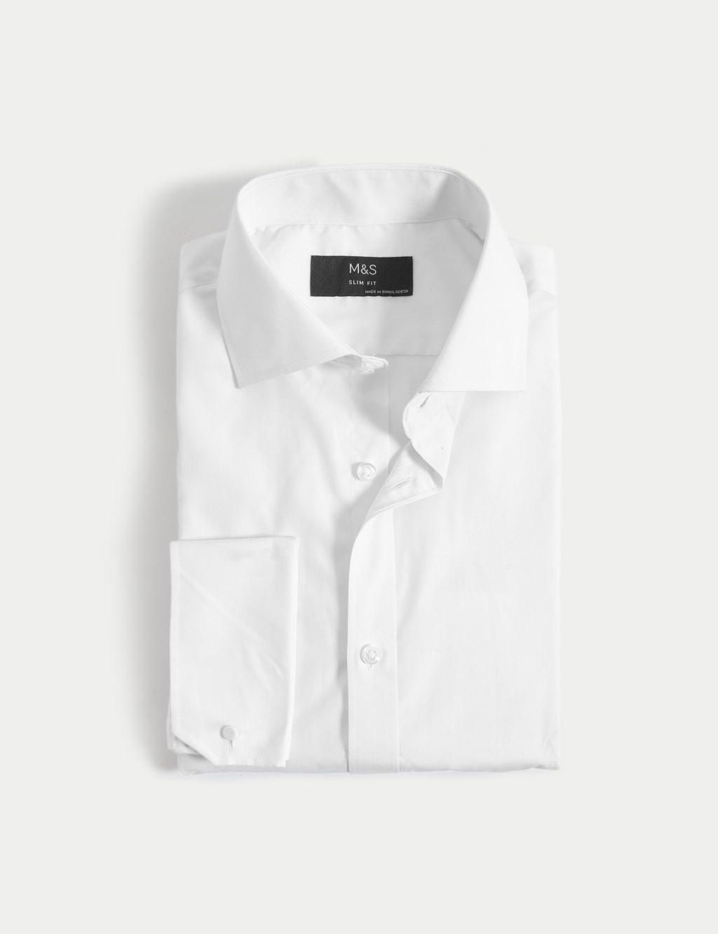 Slim Fit Cotton Blend Double Cuff Shirt 2 of 7