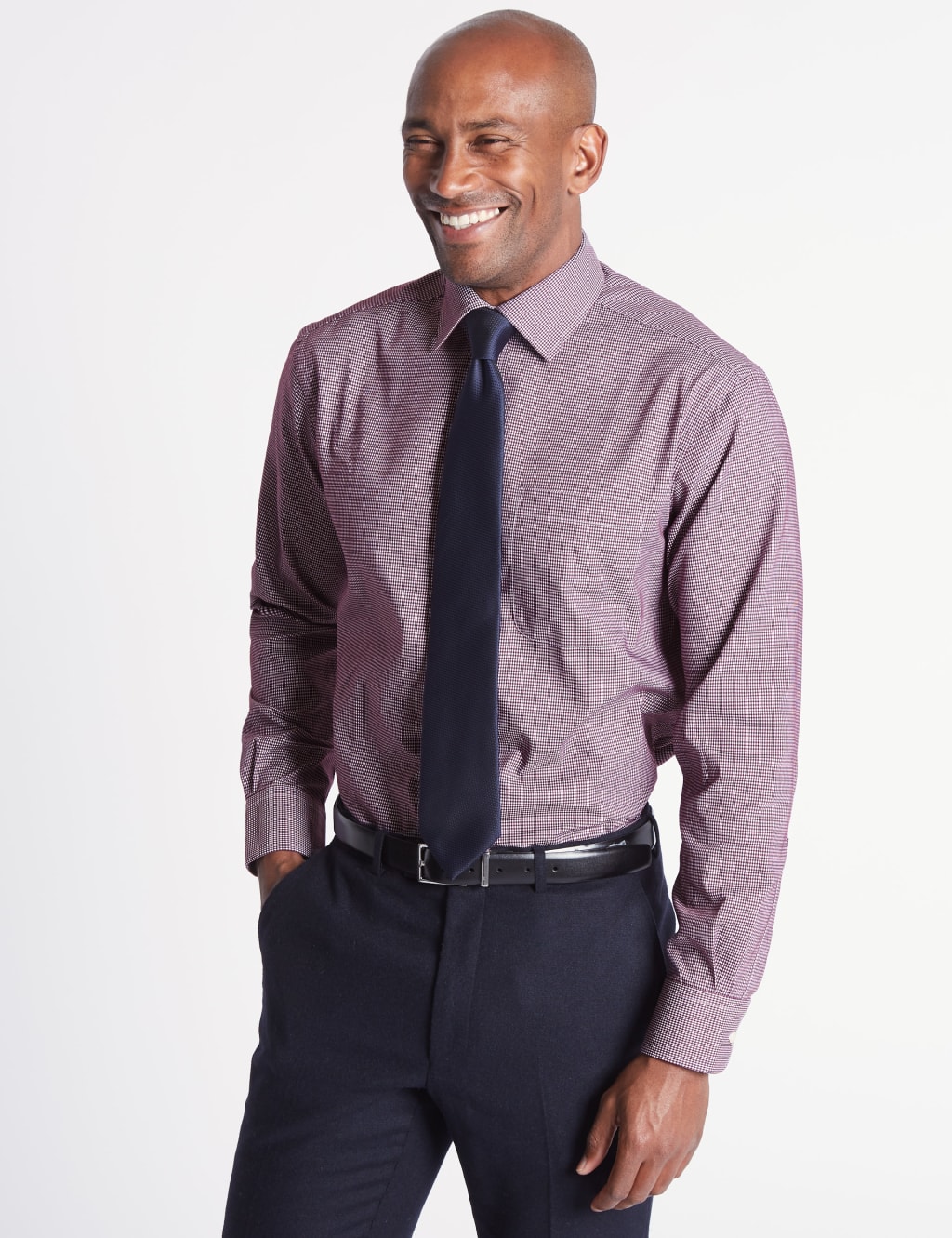 2 Pack Regular Fit Shirts with Tie 1 of 6
