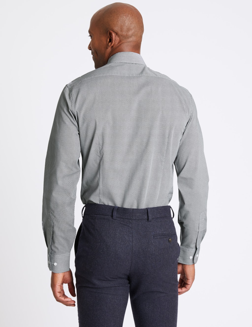 3 Pack Cotton Blend Slim Fit Shirts 4 of 6