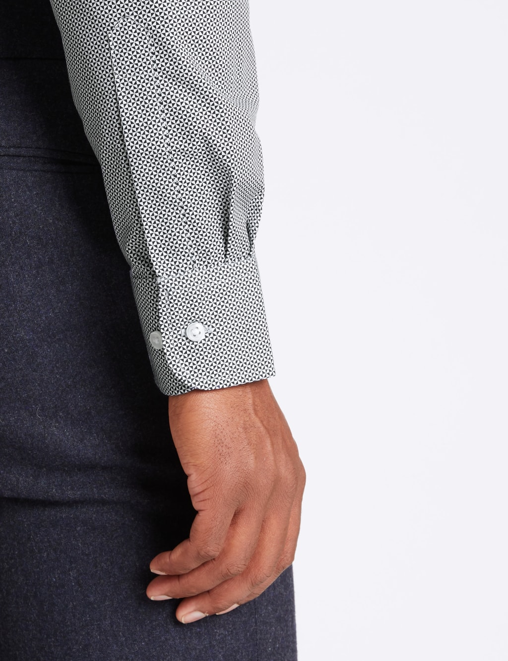3 Pack Cotton Blend Slim Fit Shirts 5 of 6