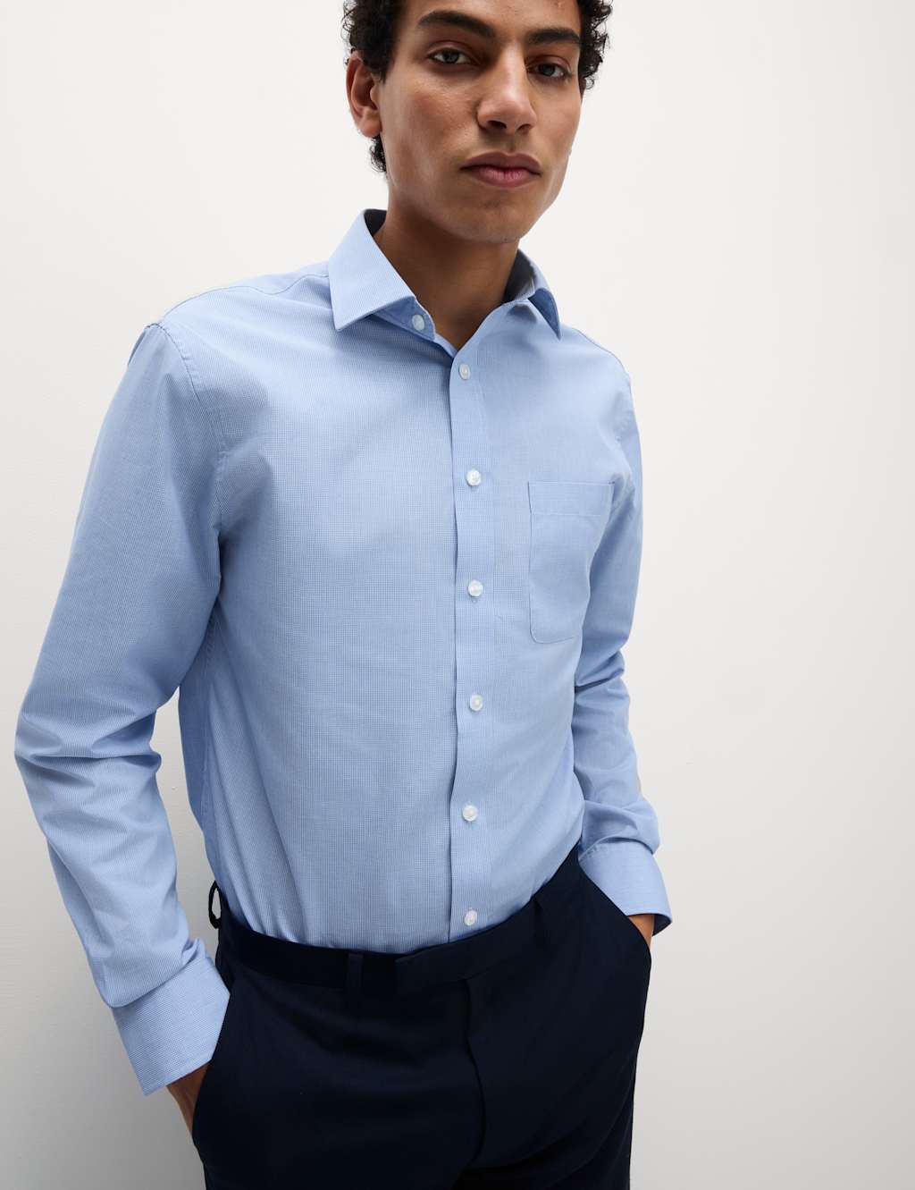 3pk Tailored Fit Easy Iron Long Sleeve Shirts 5 of 7