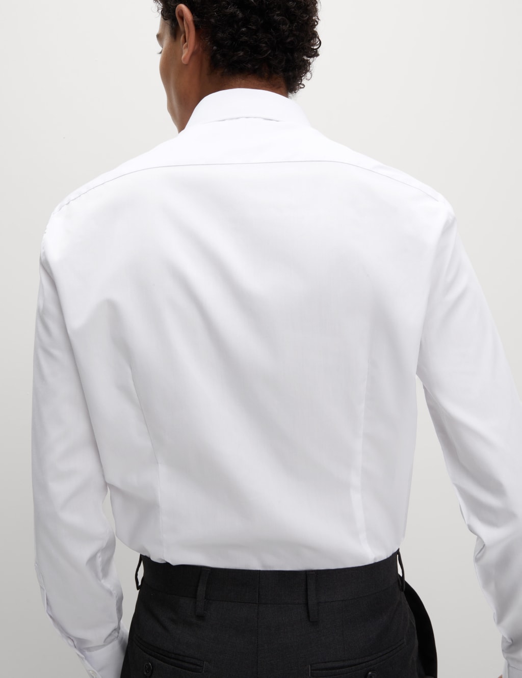 5pk Slim Fit Easy Iron Long Sleeve Shirts 4 of 5