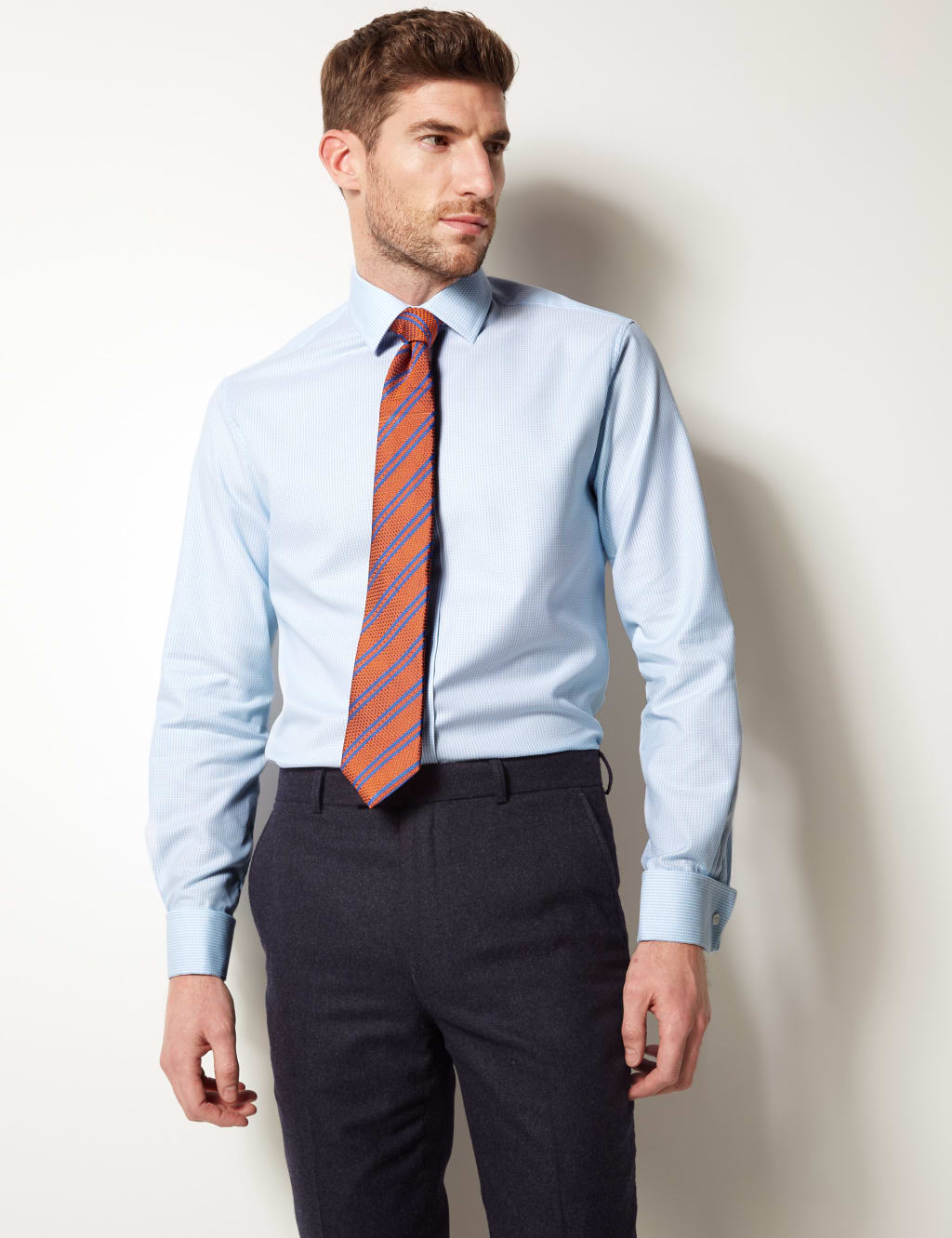 Pure Cotton Textured Shirt 1 of 5