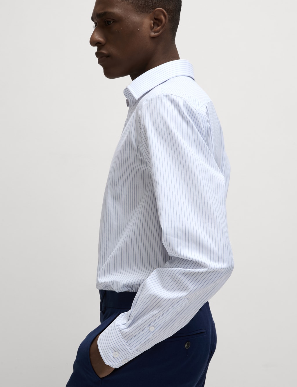 Regular Fit Luxury Cotton Striped Shirt 6 of 7