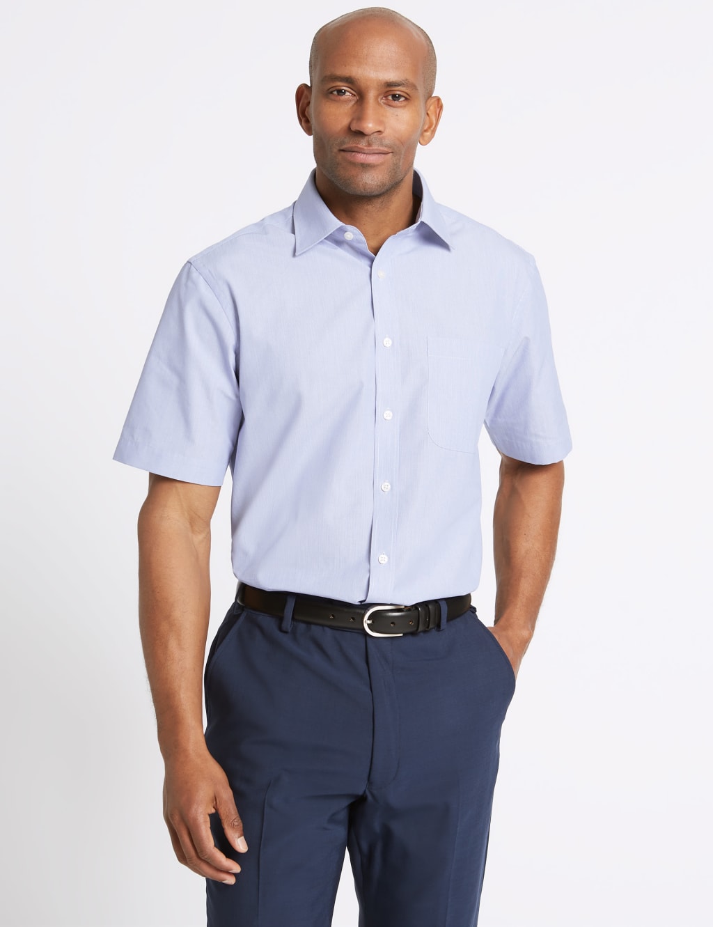 Marks and spencer short sleeve formal shirts store