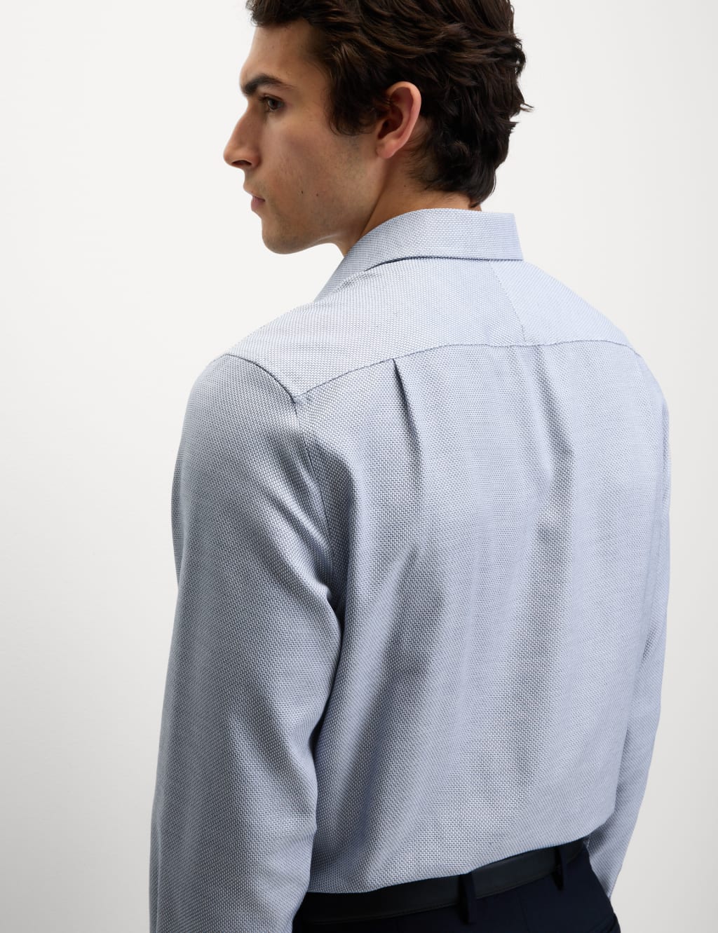 Regular Fit Luxury Pure Cotton Textured Shirt 5 of 5
