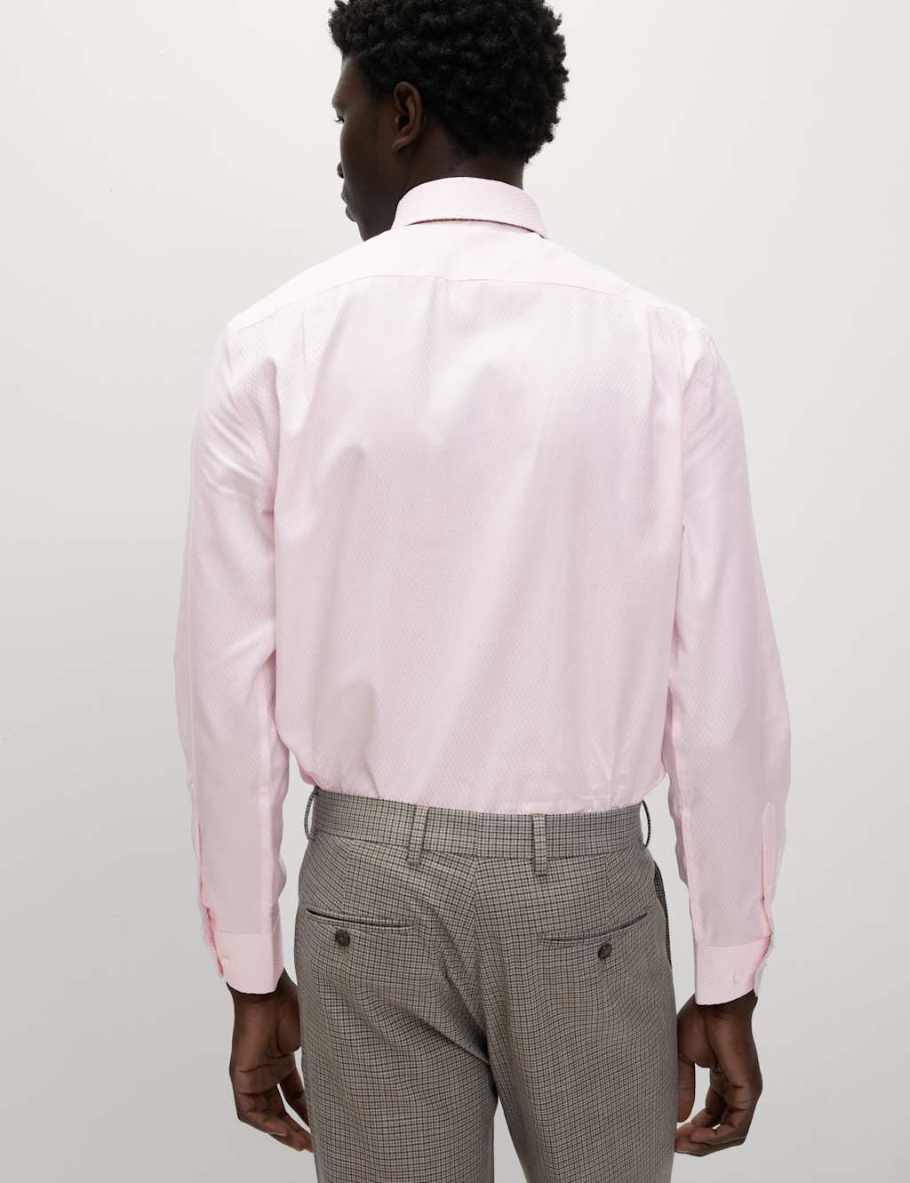 Regular Fit Luxury Pure Cotton Textured Shirt 6 of 6