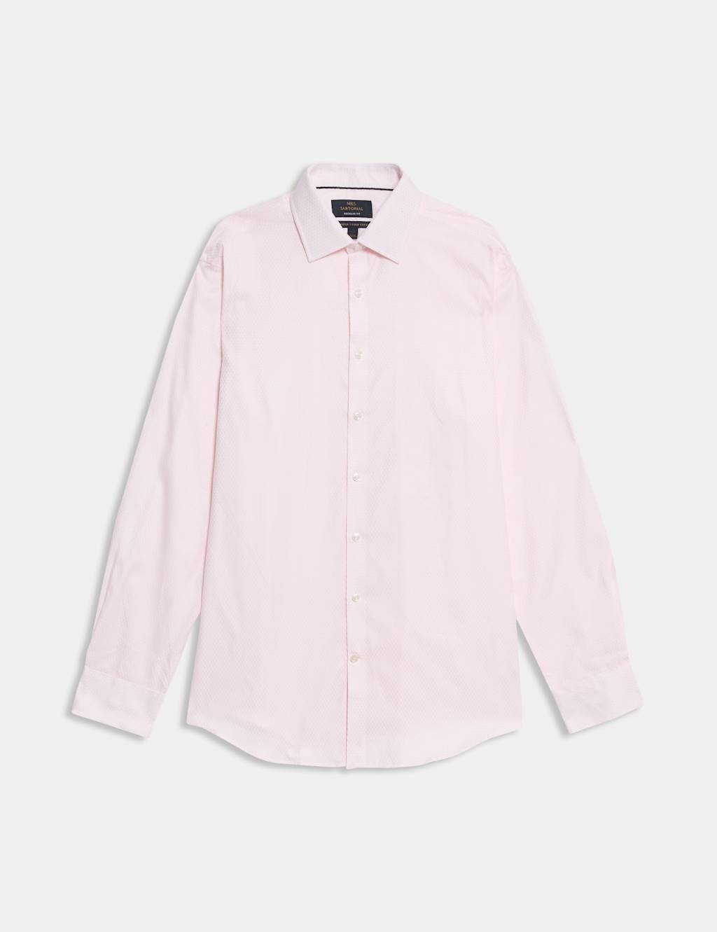 Regular Fit Luxury Pure Cotton Textured Shirt 2 of 6