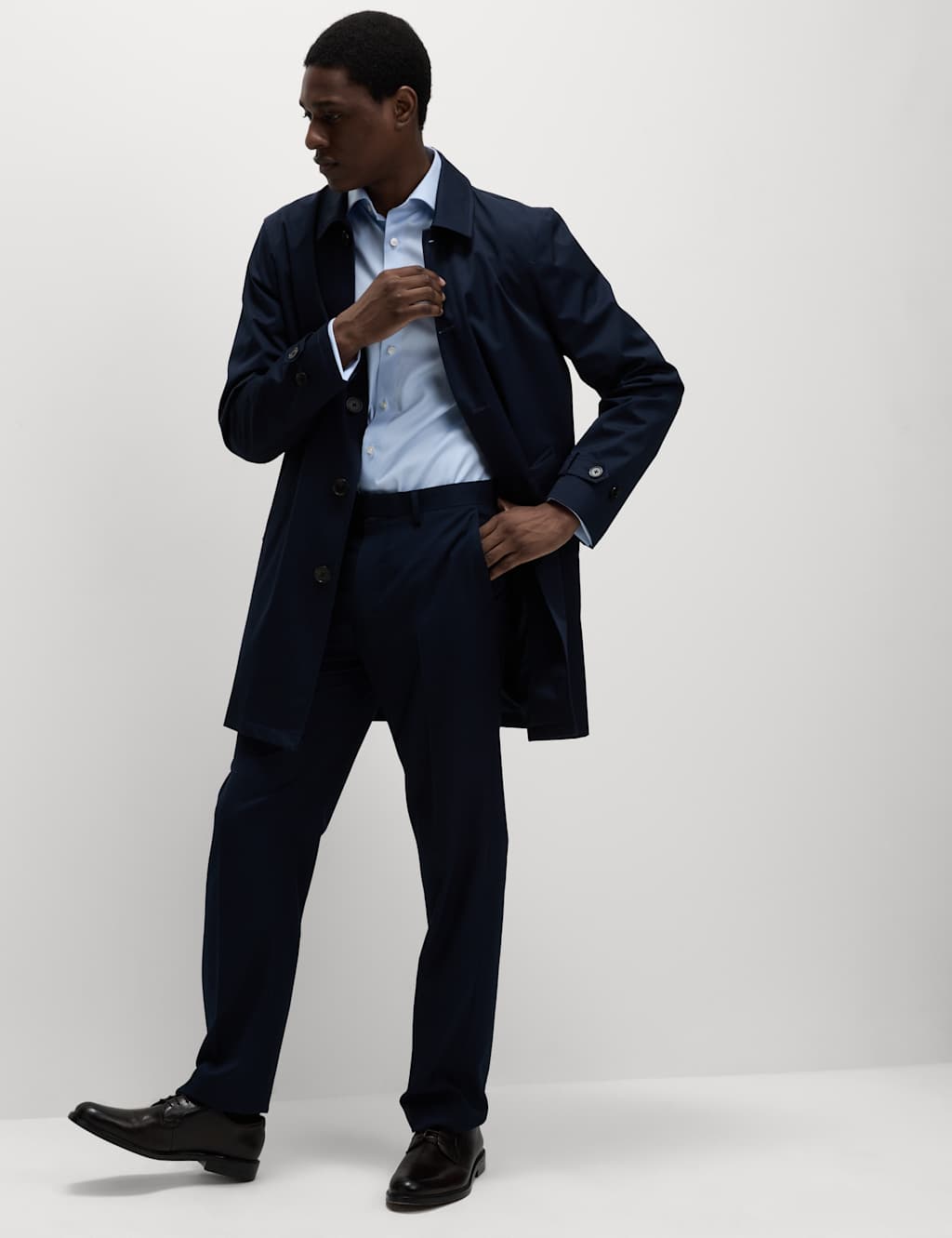 Regular Fit Luxury Cotton Double Cuff Twill Shirt 5 of 8