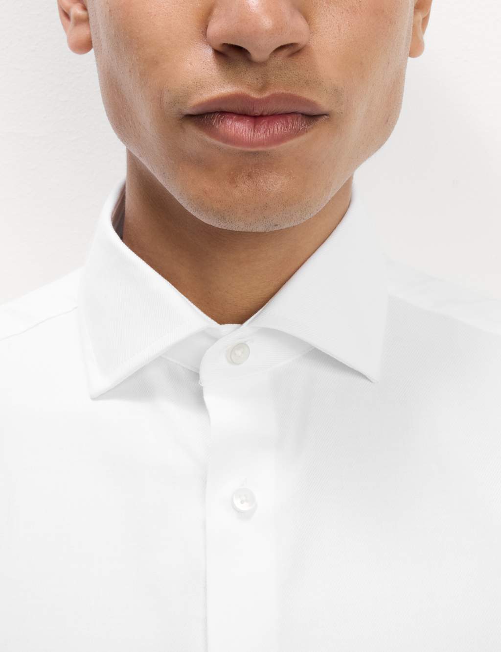 Regular Fit Luxury Cotton Double Cuff Twill Shirt 8 of 8