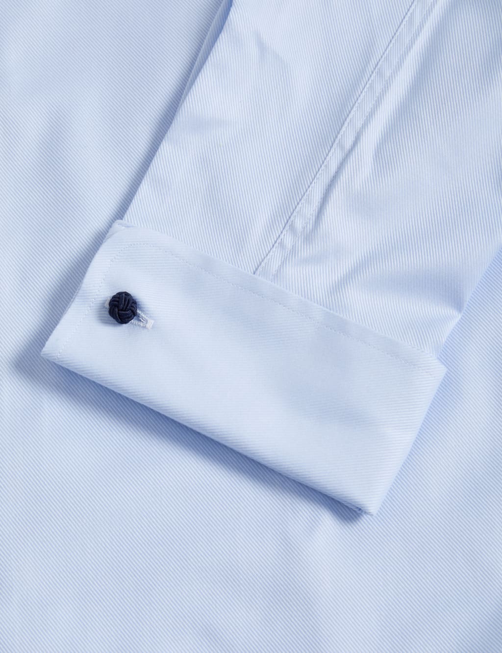 Slim Fit Luxury Cotton Double Cuff Twill Shirt 3 of 7